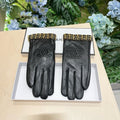CHANEL GLOVES IN BLACK LAMBSKIN 463822